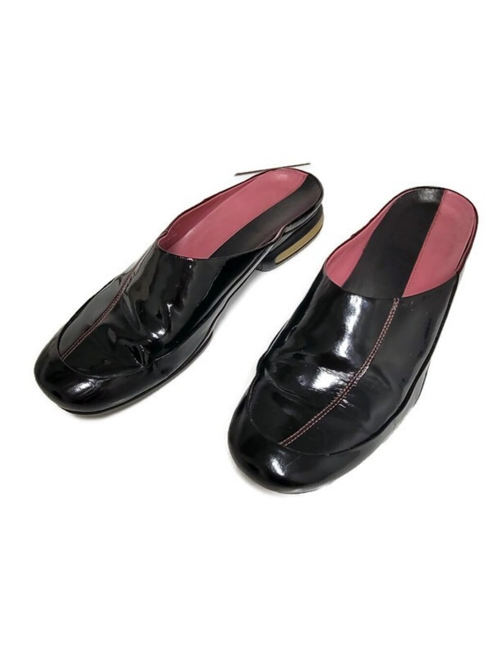 Cole Haan Nike Air Black Patent Slip-On Womens Shoe